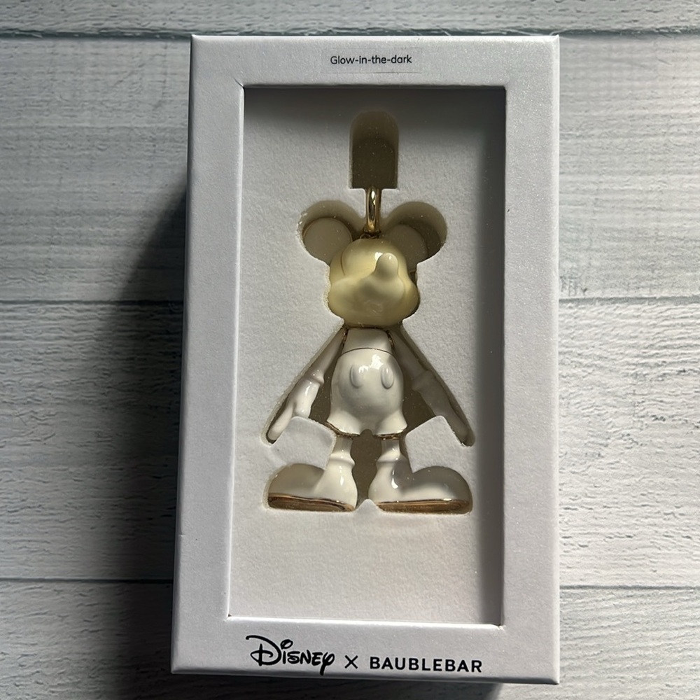 Disney x Baublebar Glow-in-the-Dark Mickey Mouse Bag Charm